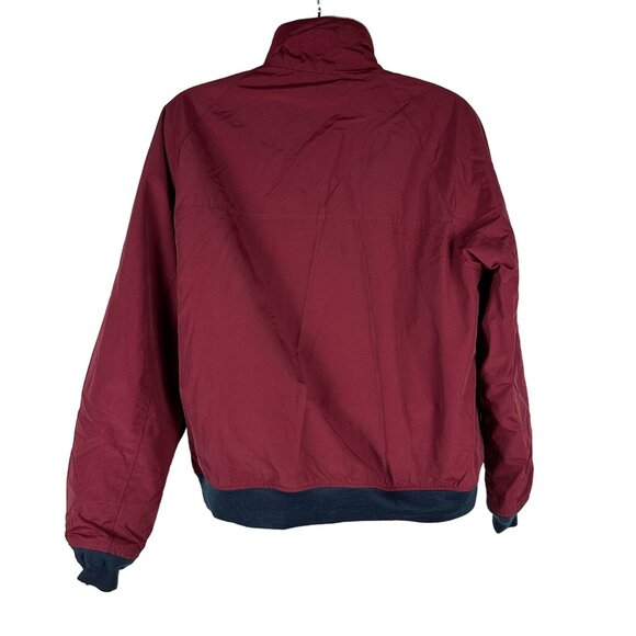 Lands' End Men's Nylon Jacket Size L 42-44 Burgundy - Picture 2 of 6